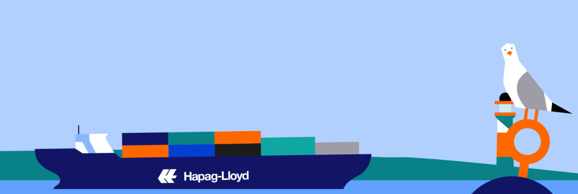 shipshape ship and seagull